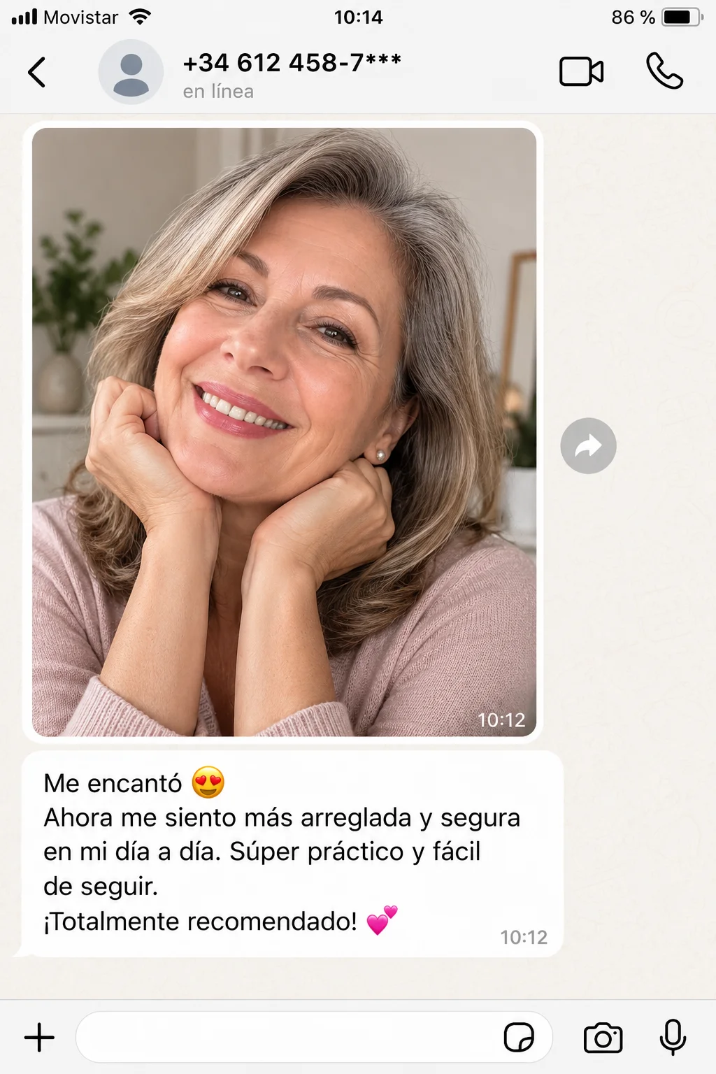 Testimonio de clienta: ahora se siente más arreglada y segura en su día a día, súper práctico y fácil de seguir