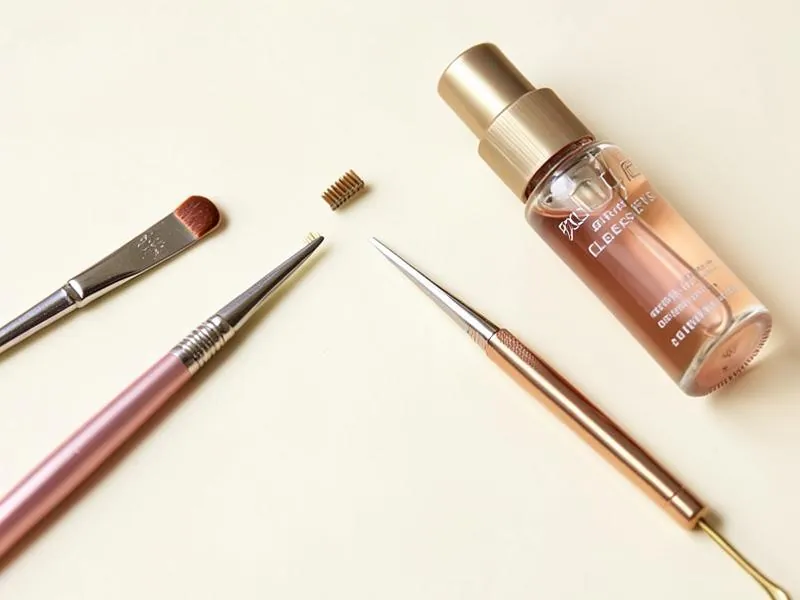Herramientas para cejas y limpiador facial